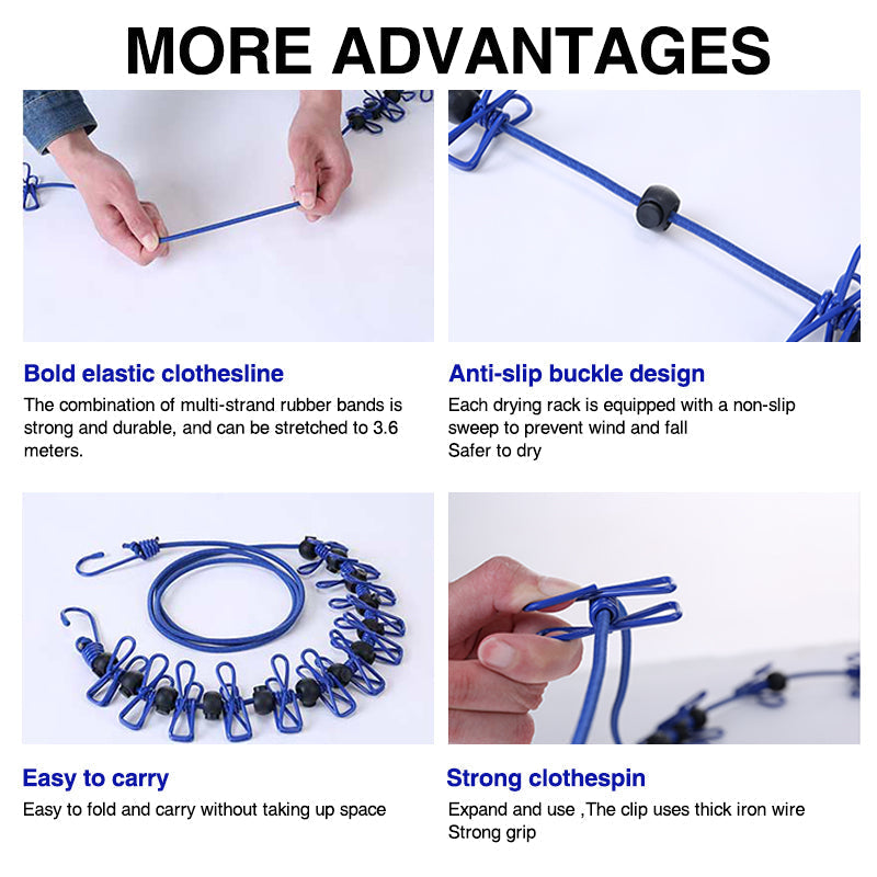 Stendibiancheria da viaggio compatto e versatile