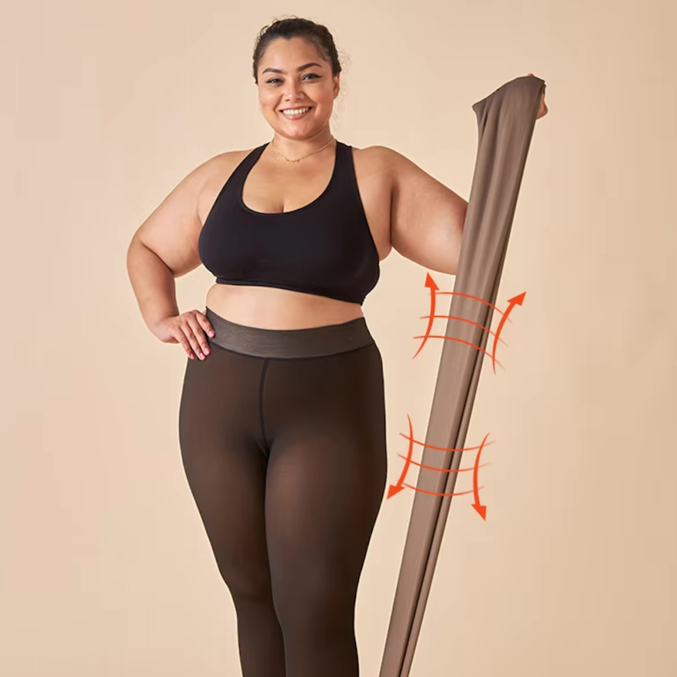 Le collant in poliestere trasparente