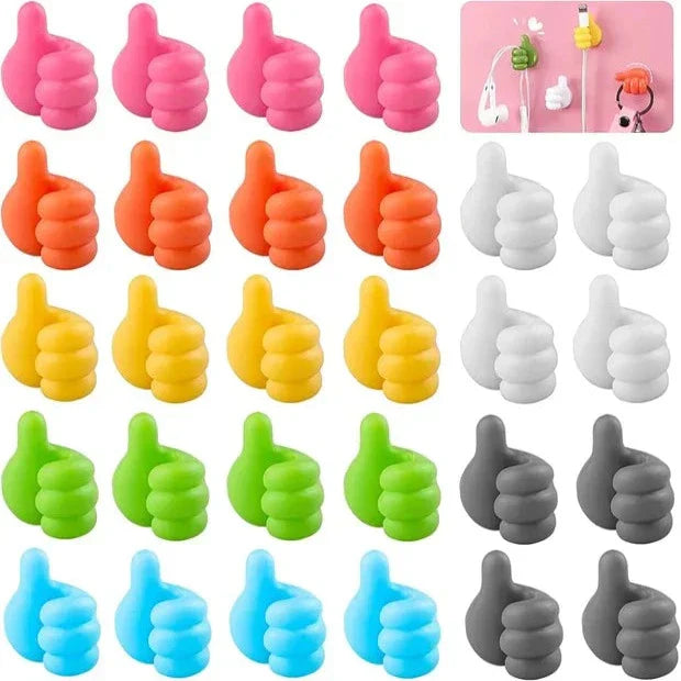 ThumbMate - シリコン製の自己粘着式クリエイティブ壁掛けフック