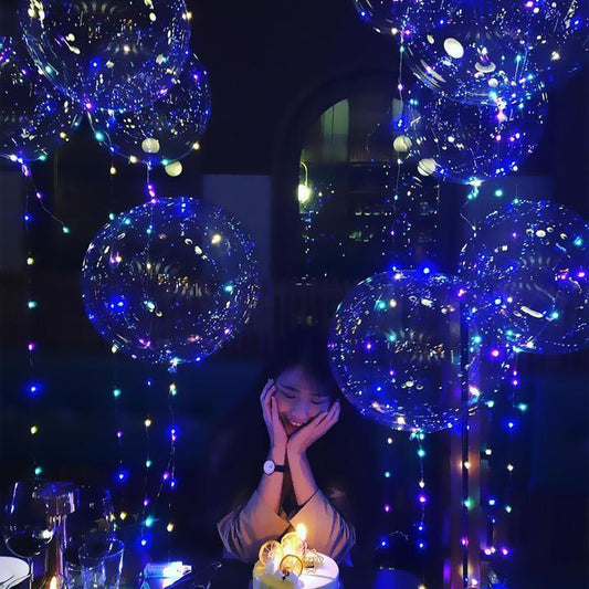 بالونات LED قابلة لإعادة الاستخدام لإضاءة حفلاتكم (X10)